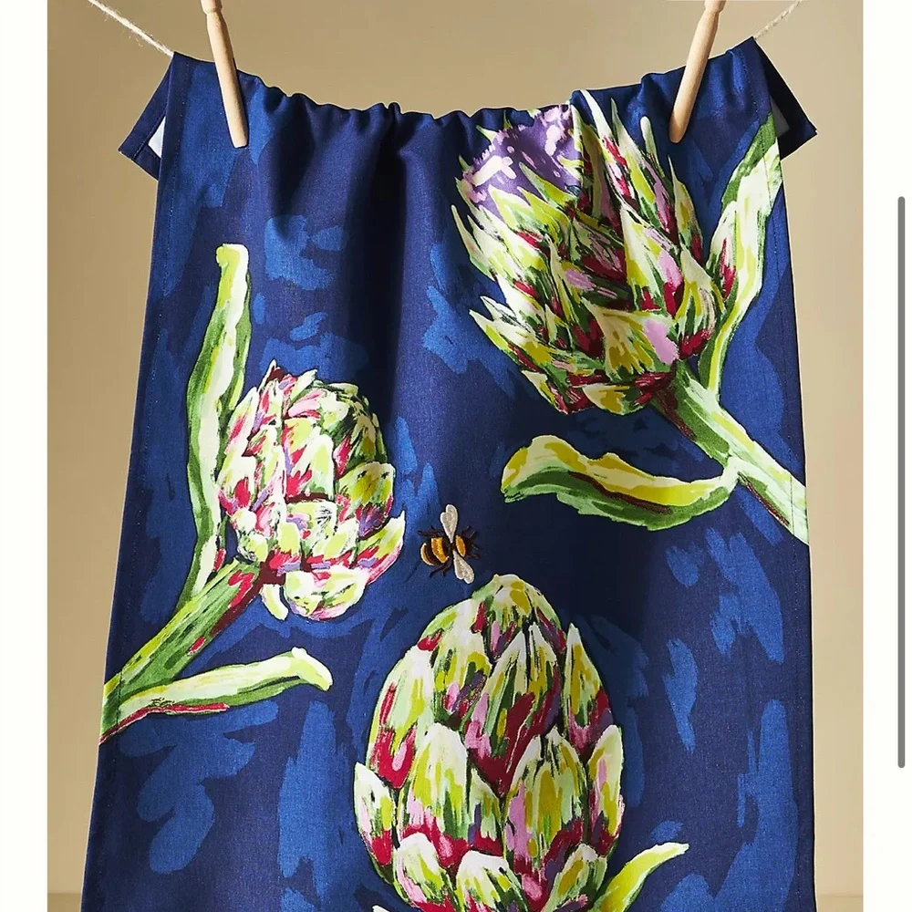 Anthropologie Artichoke Dish Towel - Picture 2 of 6